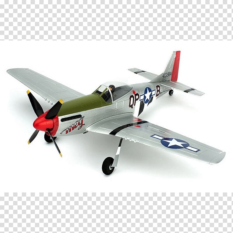 North American P-51 Mustang Airplane Radio-controlled aircraft Helicopter, airplane transparent background PNG clipart