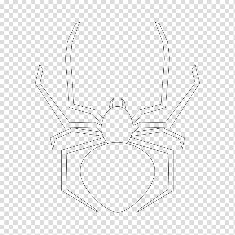 Widow spiders Coloring book, cartoon spider transparent background PNG clipart