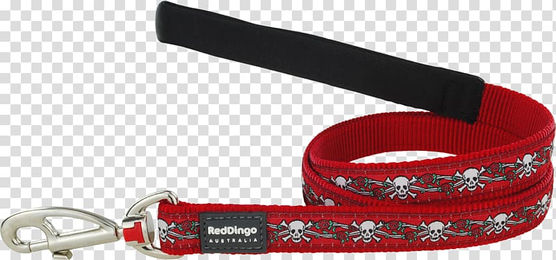 Leash Dog Dingo Collar Lead, Skull Rose transparent background PNG clipart