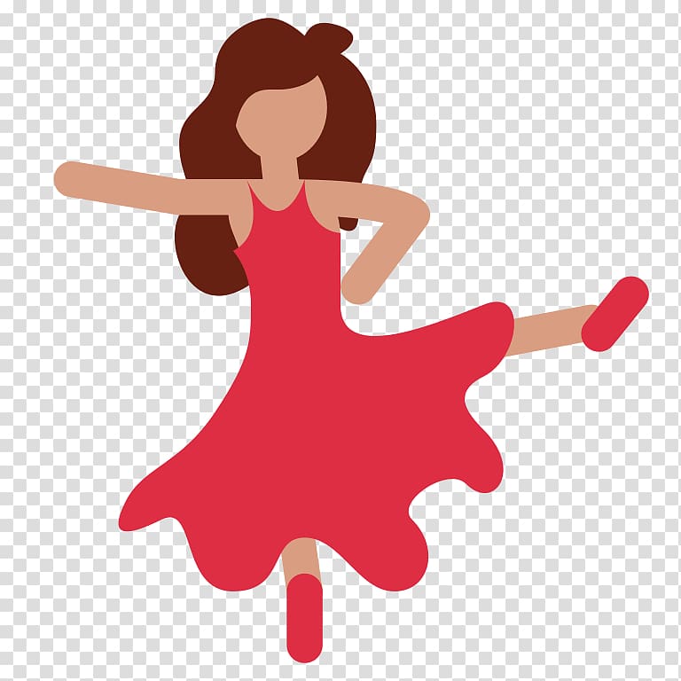 Dancing Emoji Woman Dancing Dance Android, Emoji transparent background PNG clipart