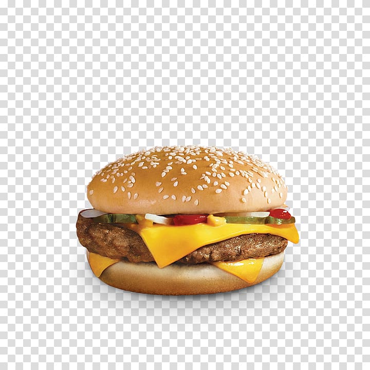 Cheeseburger Whopper McDonald\'s Big Mac McDonald\'s Quarter Pounder Hamburger, cheese transparent background PNG clipart