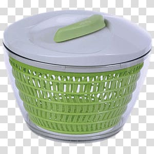 green and white salad spinner illustration, Salad Spinner transparent background PNG clipart