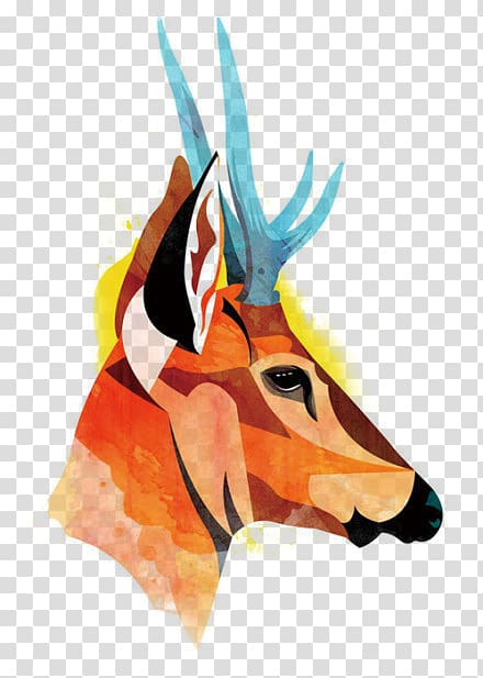 Fauna de Chile South American gray fox South Andean deer, Collage giraffe transparent background PNG clipart