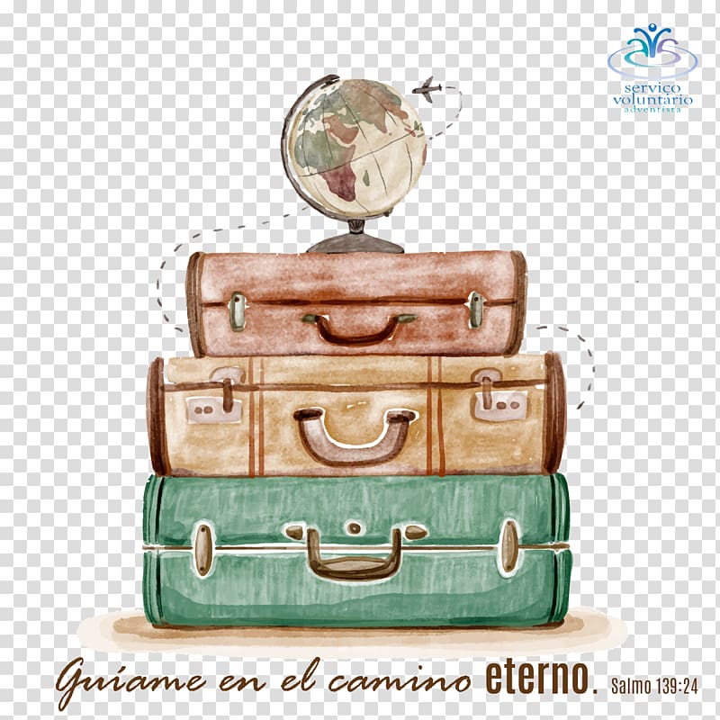 Travel Suitcase Drawing World Adventure, travel transparent background PNG clipart
