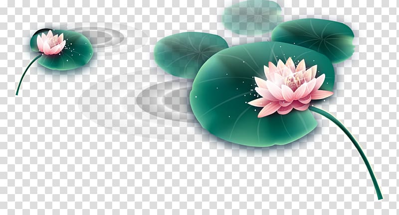 Huangpi District Xingguangcun Euclidean , Ink Lotus Chinese wind Ornament transparent background PNG clipart