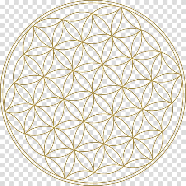 Overlapping circles grid Mandala Symbol Religion Sacred geometry, symbol transparent background PNG clipart
