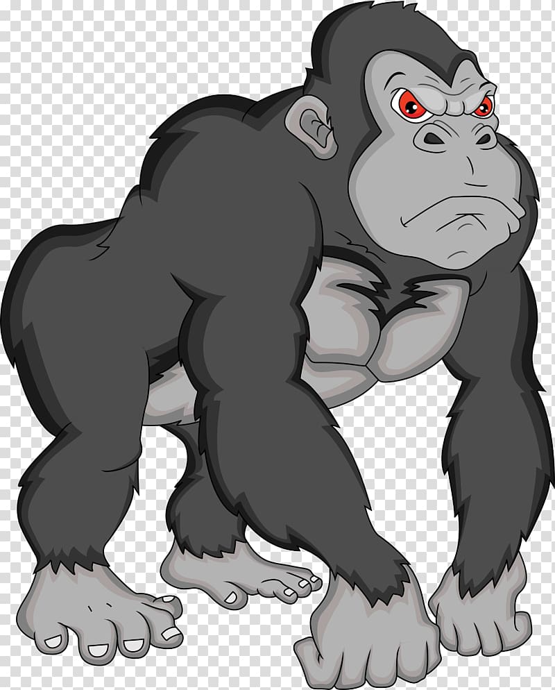 Gorilla Ape , gorilla transparent background PNG clipart