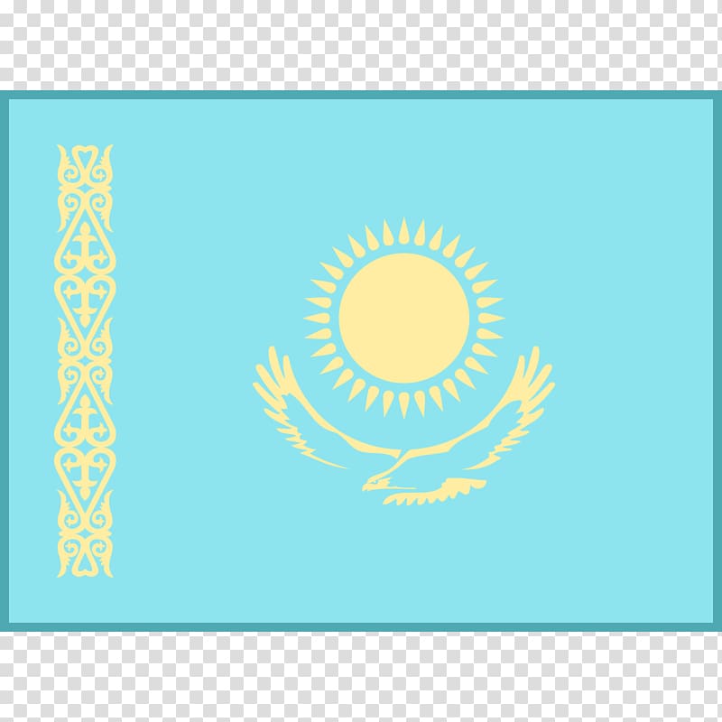 National flag Flag of Kazakhstan Refrigerator Magnets, kazakhstan flag transparent background PNG clipart