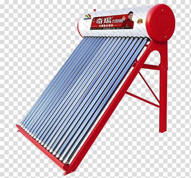 Solar energy Concentrated solar power Storage water heater Solar water heating Thermosiphon, solar heater transparent background PNG clipart