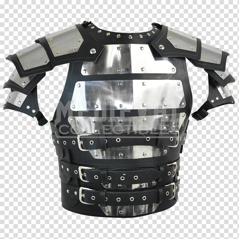 Pauldron Plate armour Knight Breastplate, breastplate transparent ...