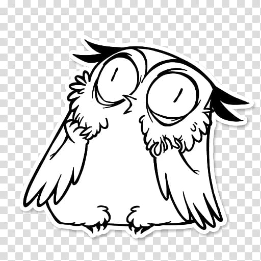 Tawny owl Sticker Beak, owl transparent background PNG clipart