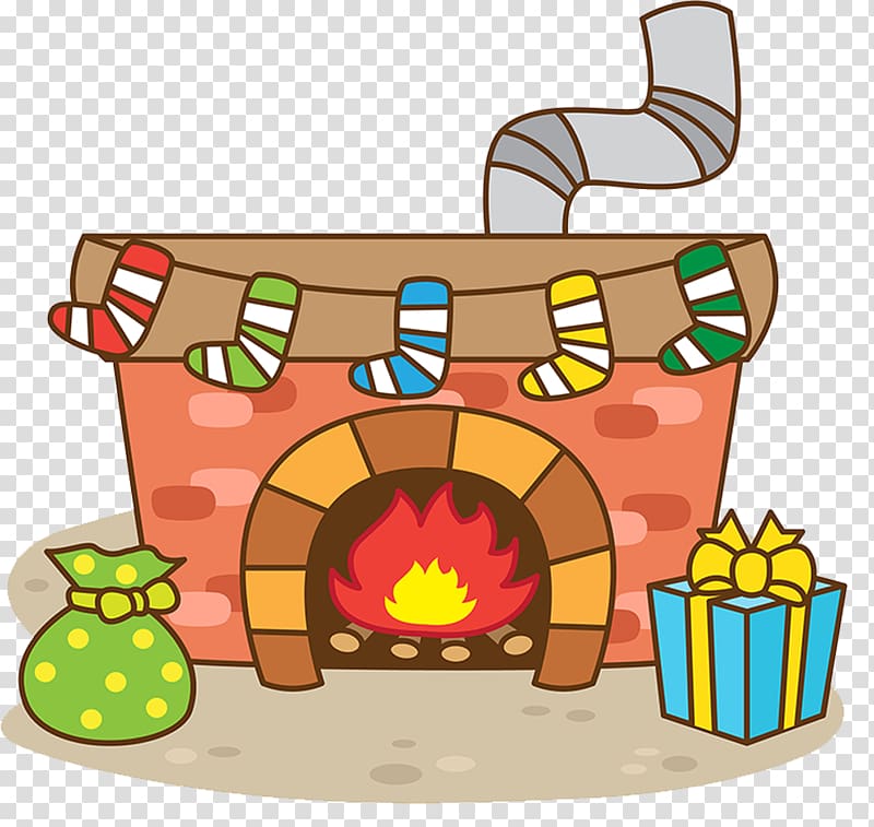 Furnace Fireplace Stove Christmas, Christmas Eve indoor fireplace transparent background PNG clipart