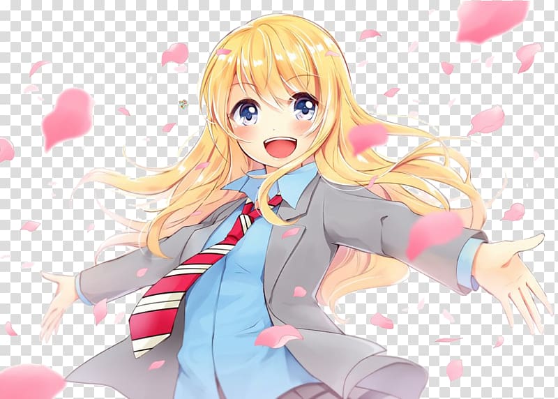 Kaori Kousei Your Lie in April YouTube Anime, shigatsu wa kimi no uso transparent background PNG clipart