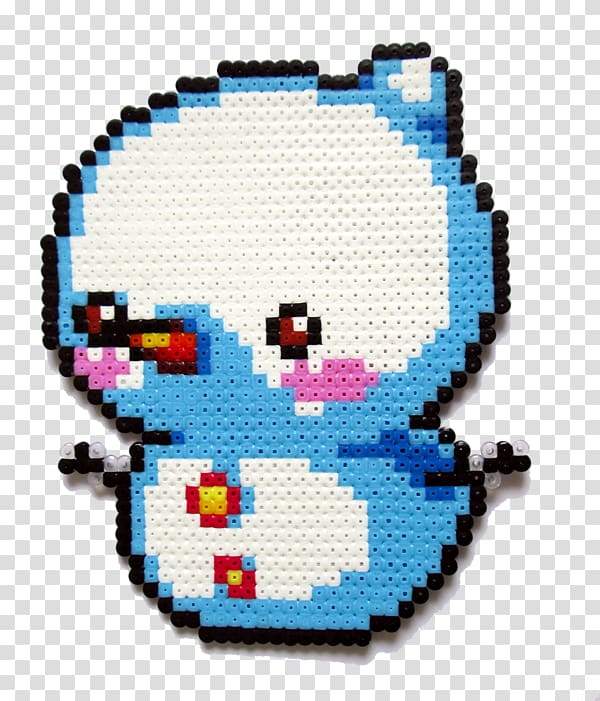 Bead Pixel art Handicraft Snowman, vincent valentine transparent background PNG clipart