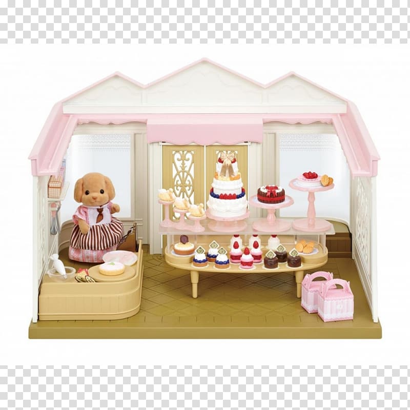 Bakery Sylvanian Families Cakery Pastry chef, cake transparent background PNG clipart