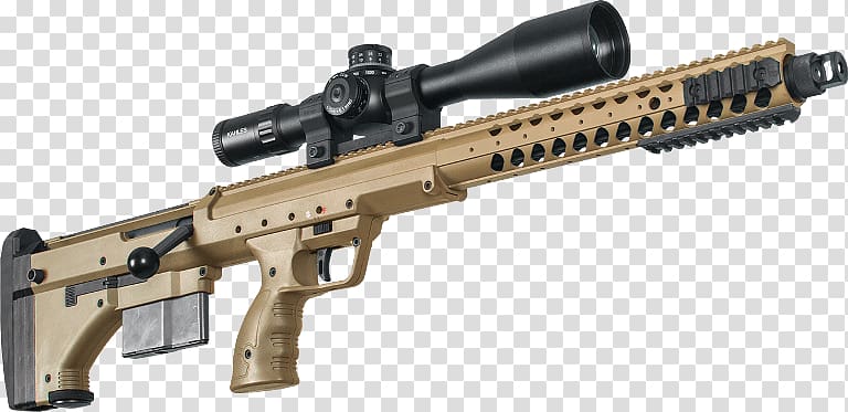 .338 Lapua Magnum Desert Tech SRS .300 Winchester Magnum Desert Tech HTI Bullpup, sniper rifle transparent background PNG clipart