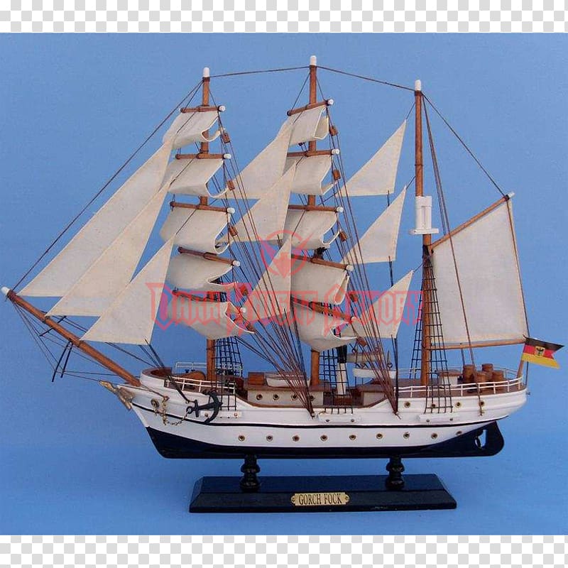 Gorch Fock Brigantine Ship model, Ship transparent background PNG clipart