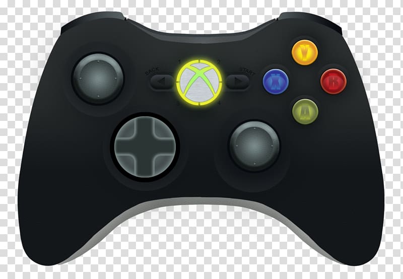 Xbox 360 controller Black Xbox One controller PlayStation 2, xbox  transparent background PNG clipart | HiClipart
