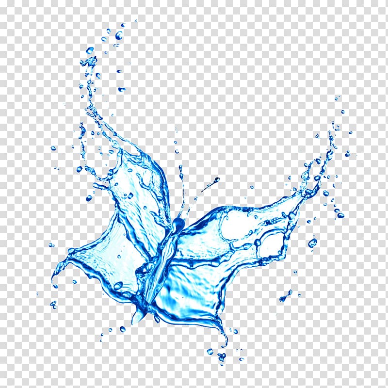 Butterfly Water Drop, Creative Butterfly transparent background PNG clipart