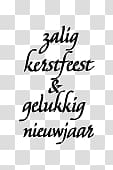 Zalig Kerstfeest En Gelukkig Nieuwjaar transparent background PNG clipart