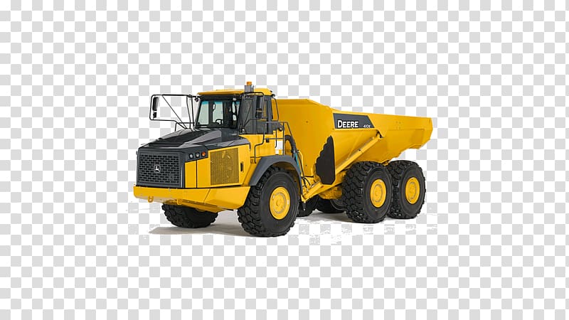 John Deere Dump truck Articulated vehicle Semi-trailer truck, truck transparent background PNG clipart