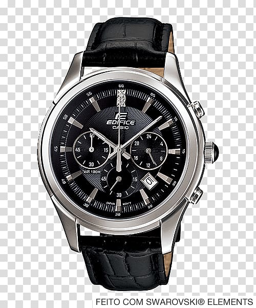 Watch Breitling SA Oris Chronograph Casio Edifice, watch transparent background PNG clipart