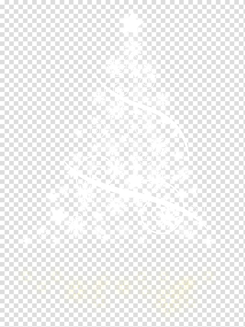 White Textile Black Angle Pattern, painted white snowflakes Christmas tree transparent background PNG clipart
