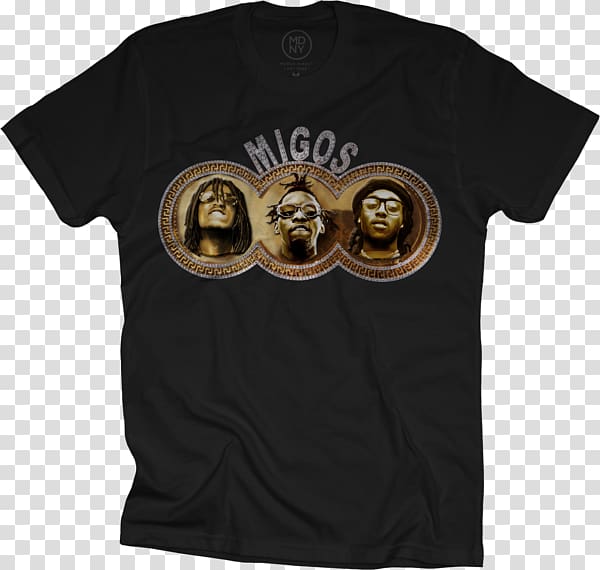Migos Yung Rich Nation Culture II Young Rich Niggas, Front View transparent background PNG clipart
