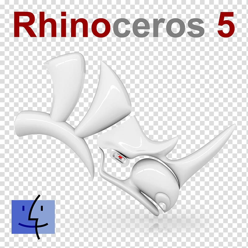 Rhinoceros 3D Robert McNeel & Associates Computer Software Non-uniform rational B-spline Macintosh, Black rhino transparent background PNG clipart