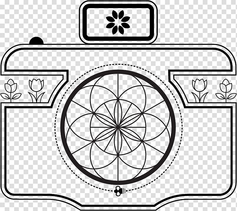 Marketing Logo, flower camera transparent background PNG clipart