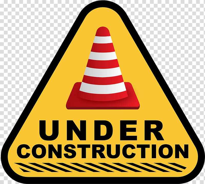 Under construction transparent background PNG clipart