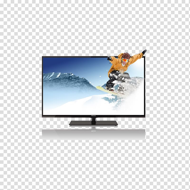 Blu-ray disc Hisense High-definition television 4K resolution, Stereoscopic Hisense TV transparent background PNG clipart