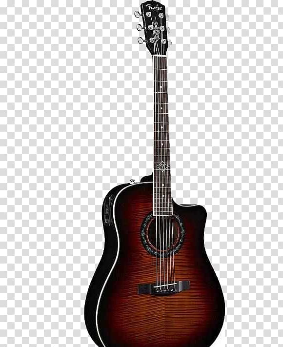 Sunburst Acoustic guitar Acoustic-electric guitar, guitar transparent background PNG clipart