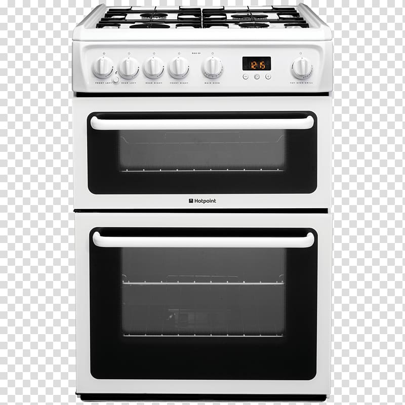 Hotpoint HAG60, Gas Gas stove Cooking Ranges Cooker, Oven transparent background PNG clipart
