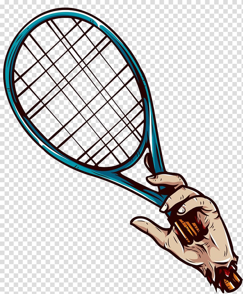 Tennis Girl Racket, Hand-painted tennis racket transparent background PNG clipart