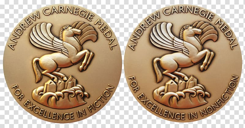 Andrew Carnegie Medals for Excellence in Fiction and Nonfiction Literary award, medal transparent background PNG clipart