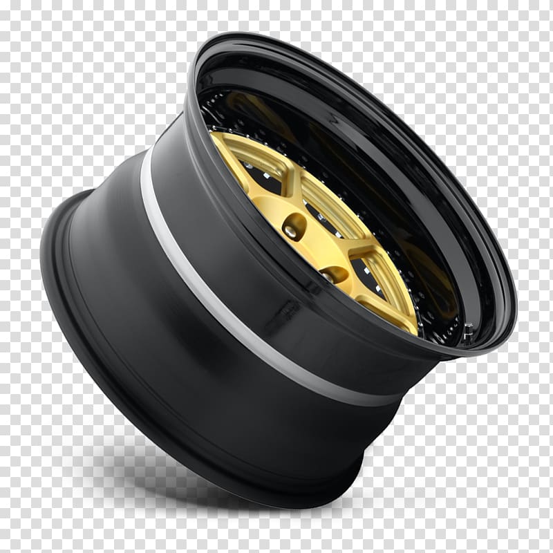 Tire Alloy wheel Rim Forging, GOLD Lip transparent background PNG clipart