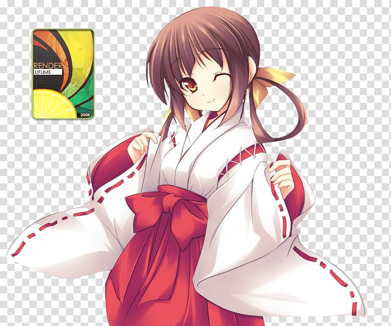 Anime Miko Shinto shrine 次元 Desktop , Anime transparent background PNG clipart