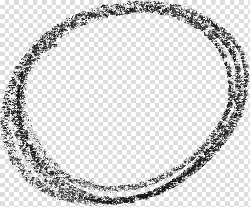round black line illustration, Circle Crayon Drawing, crayons transparent background PNG clipart