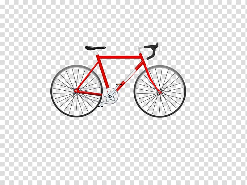 Fixed-gear bicycle Cycling Single-speed bicycle Road bicycle, bikes transparent background PNG clipart