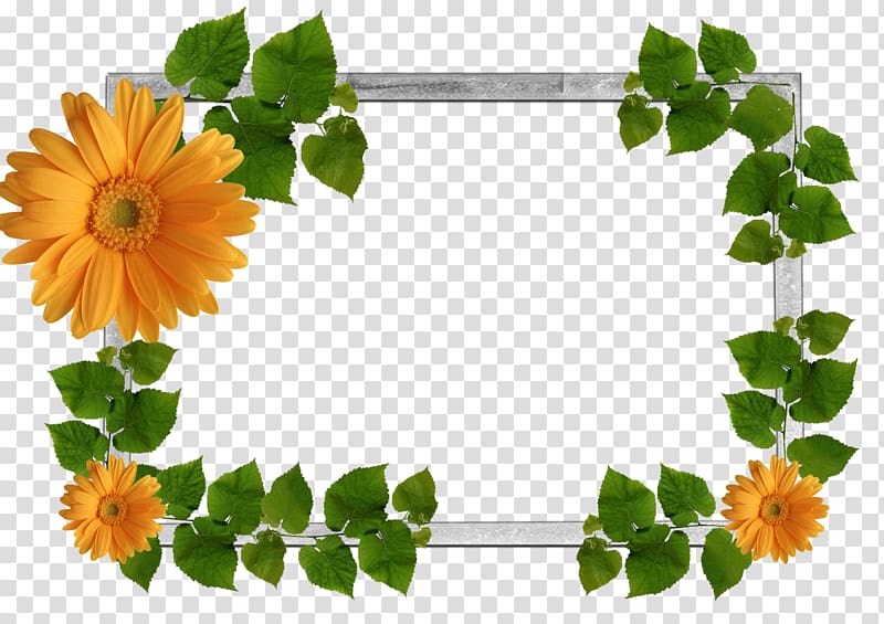 Happiness Spring Wish, Leaf Frame transparent background PNG clipart
