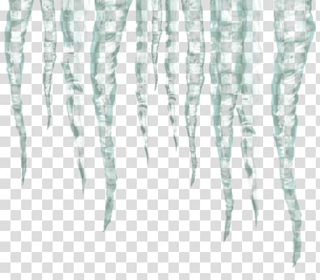 clear icicles, Icicles Water transparent background PNG clipart