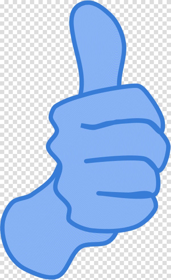 Thumb signal Smiley , Blue Checkmark transparent background PNG clipart