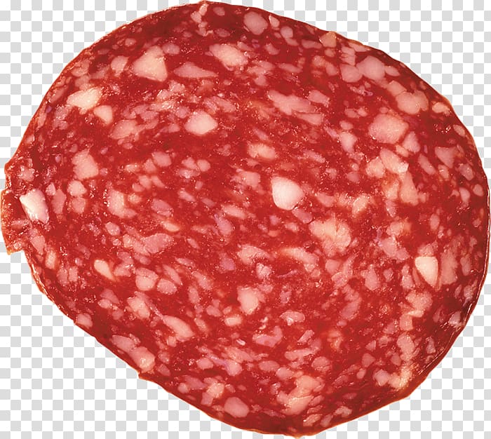 Salami Sausage Mettwurst , sausage transparent background PNG clipart