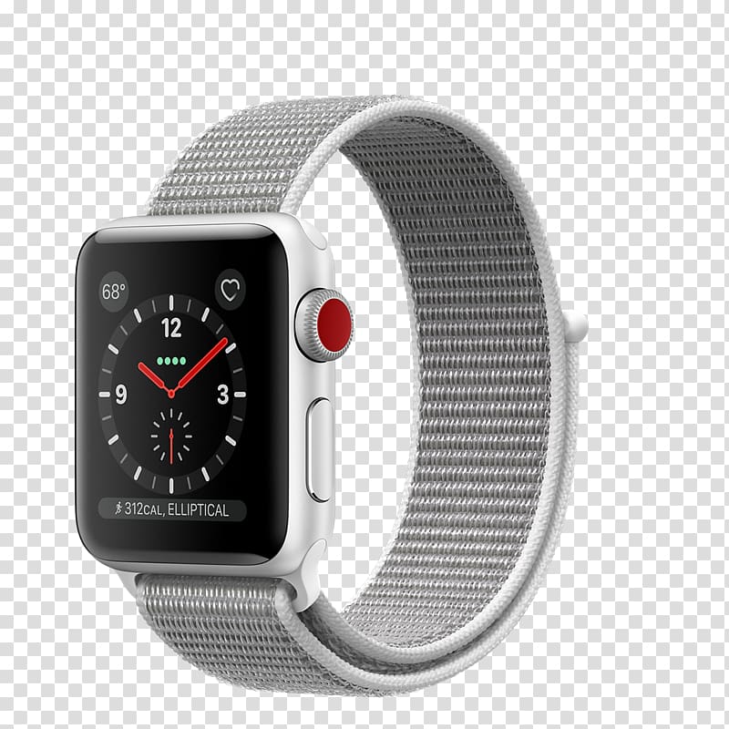 Apple Watch Series 3 Apple 38mm Sport Loop Smartwatch Replacement Band for Watch Wearable technology iPhone, apple transparent background PNG clipart