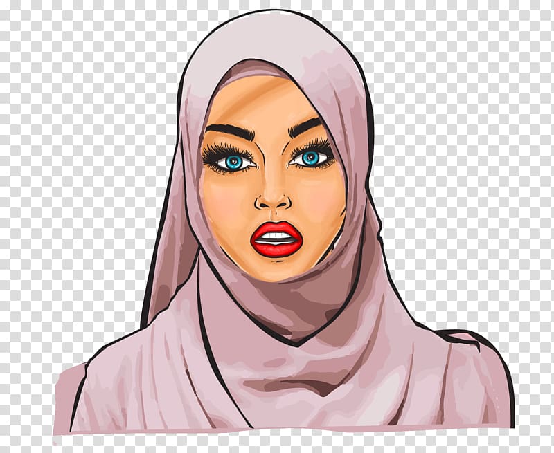 Neelofa Nose Hijab Cheek Forehead, nose transparent background PNG clipart