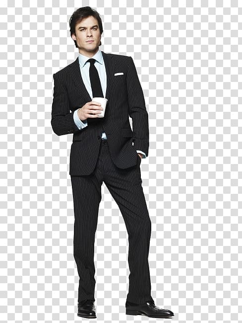 Damon Salvatore Tuxedo Stefan Salvatore Tyler Lockwood , Damon salvatore transparent background PNG clipart