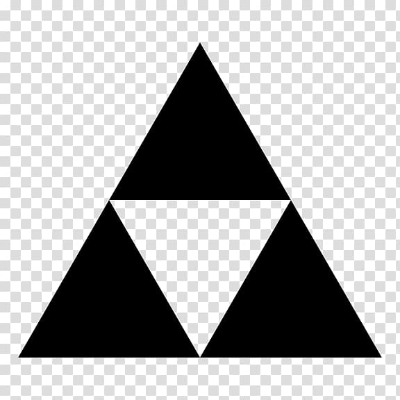 Triangle Shape Symbol Triforce, triangle transparent background PNG clipart