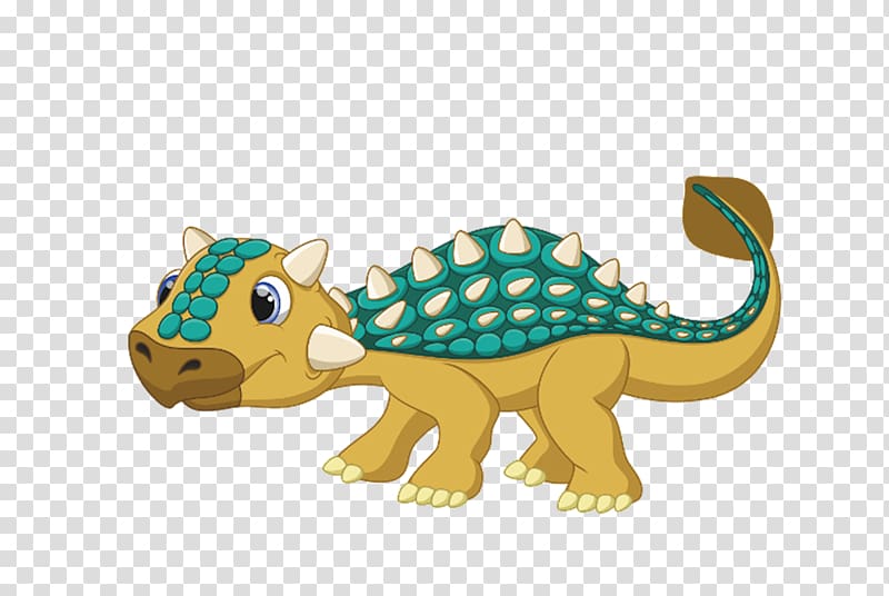 Dinosaur Ankylosaurus Euoplocephalus Guanlong Tyrannosaurus, dinosaur transparent background PNG clipart