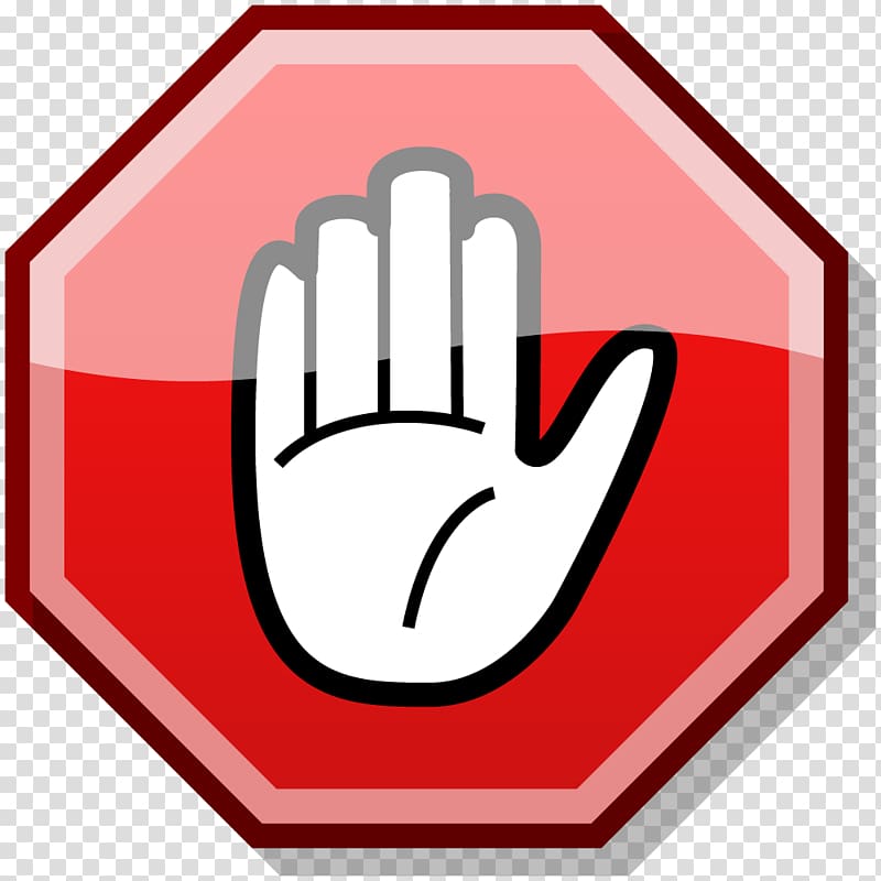 Sign stop transparent background PNG clipart